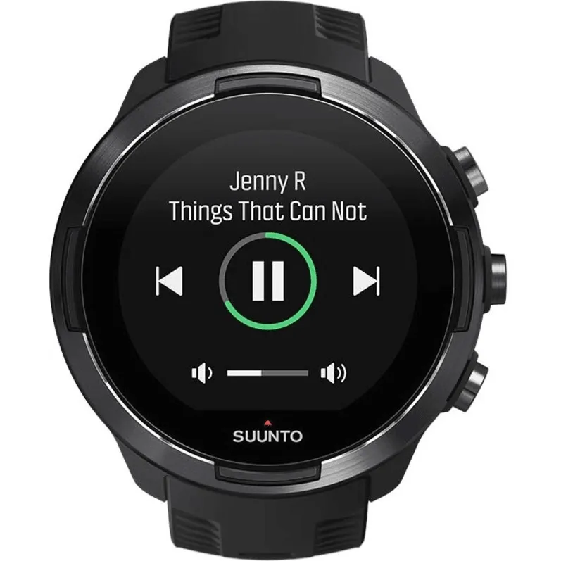 Suunto 9 Baro Smart Watch Heart Rate/GPS/1.3"LED Display Black Stainless Steel Body