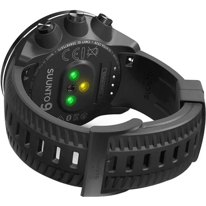 Suunto 9 Baro Smart Watch Heart Rate/GPS/1.3"LED Display Black Stainless Steel Body
