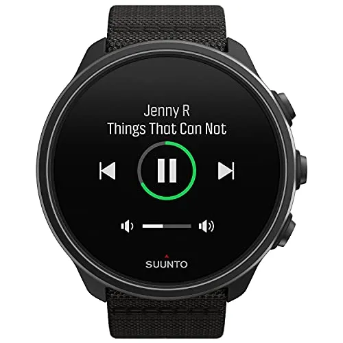 Suunto 9 BARO Titanium Charcoal Black Long and Smart Battery Life Durable GPS Sports Watch