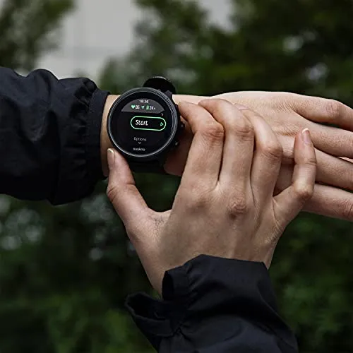 Suunto 9 BARO Titanium Charcoal Black Long and Smart Battery Life Durable GPS Sports Watch
