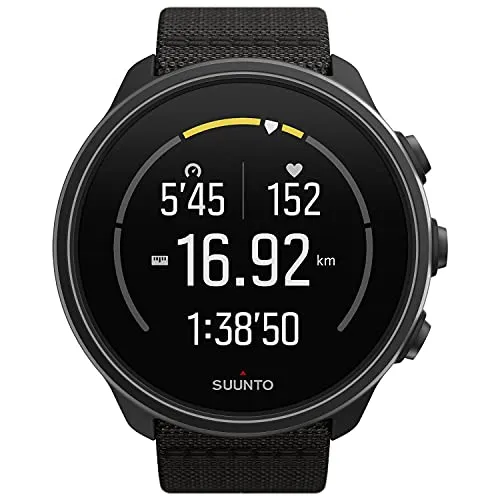 Suunto 9 BARO Titanium Charcoal Black Long and Smart Battery Life Durable GPS Sports Watch