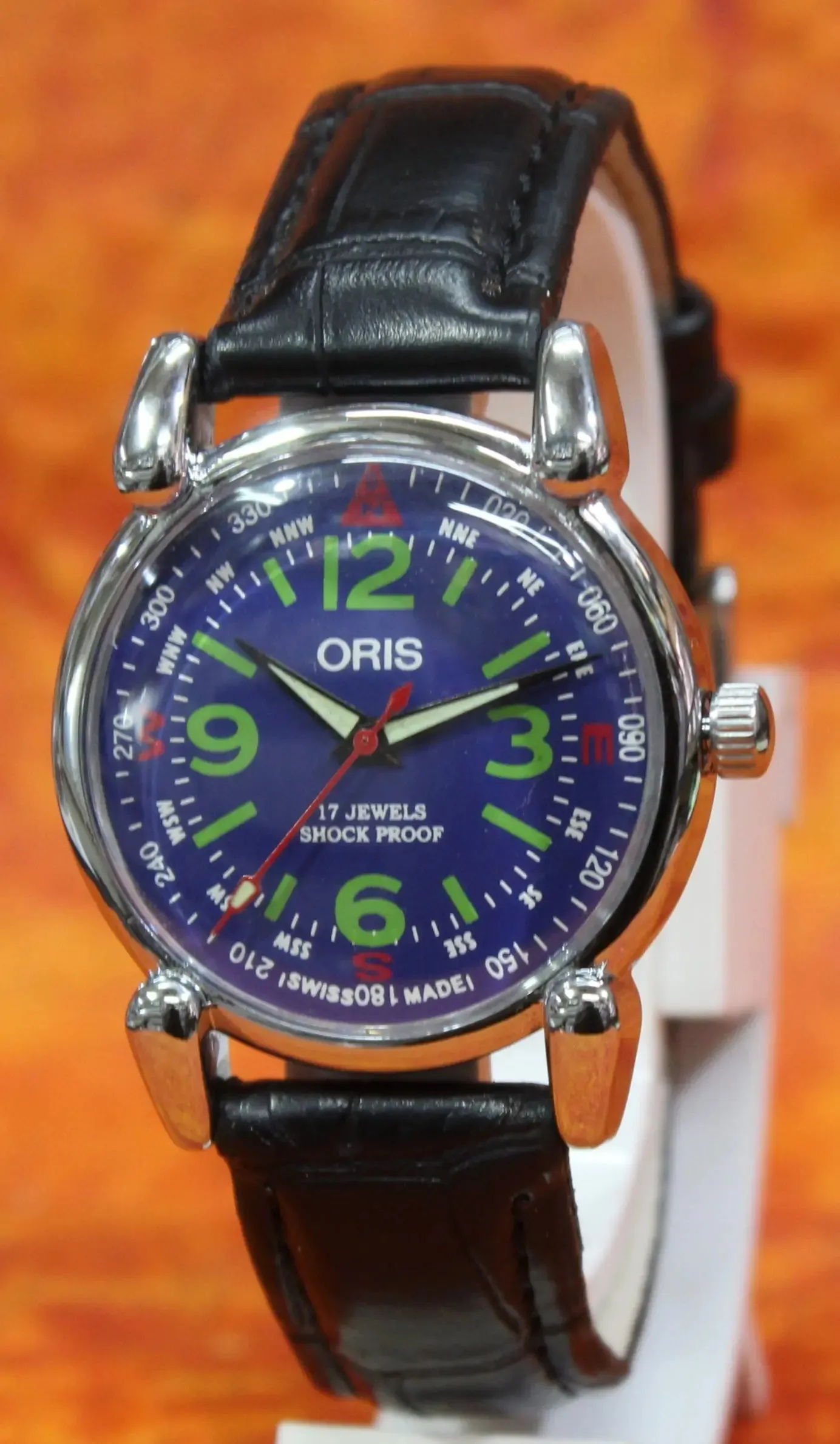 Swiss Made Men's Watch ORIS Vintage 17 Jewels FHF ST96 Hand Wind Mechanical Movement