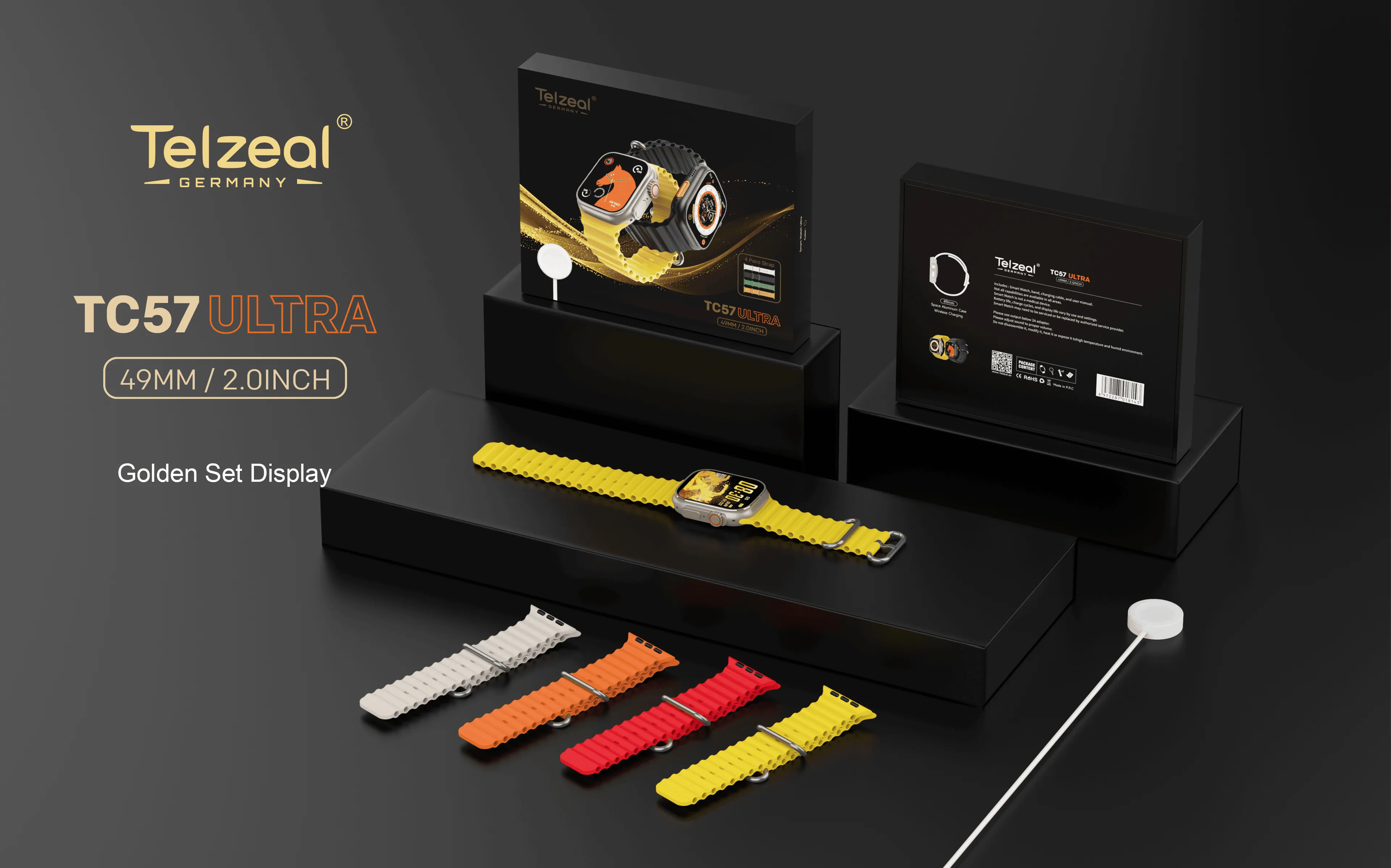 Telzeal - Germany Smart Watch - TC57 Ultra