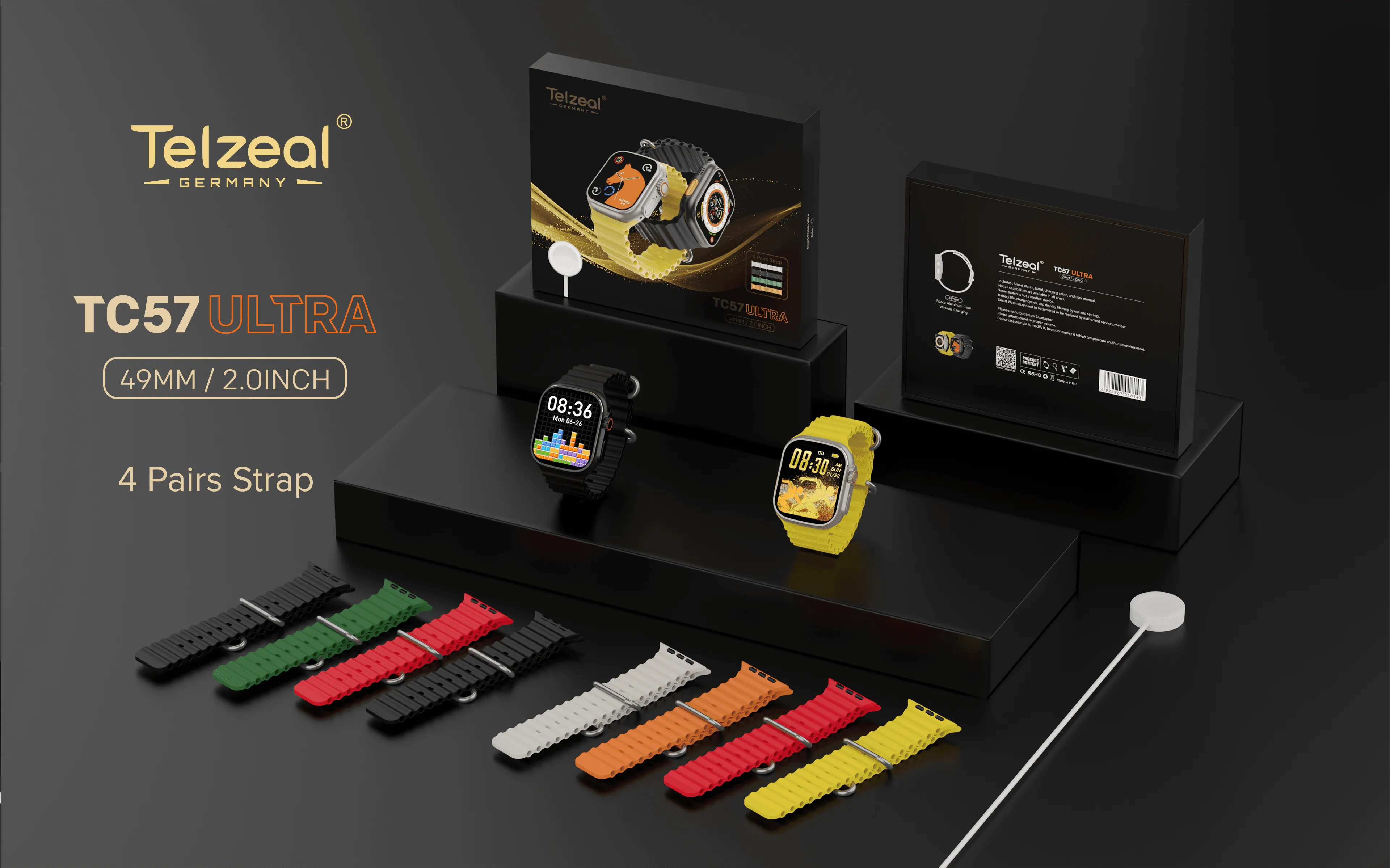 Telzeal - Germany Smart Watch - TC57 Ultra