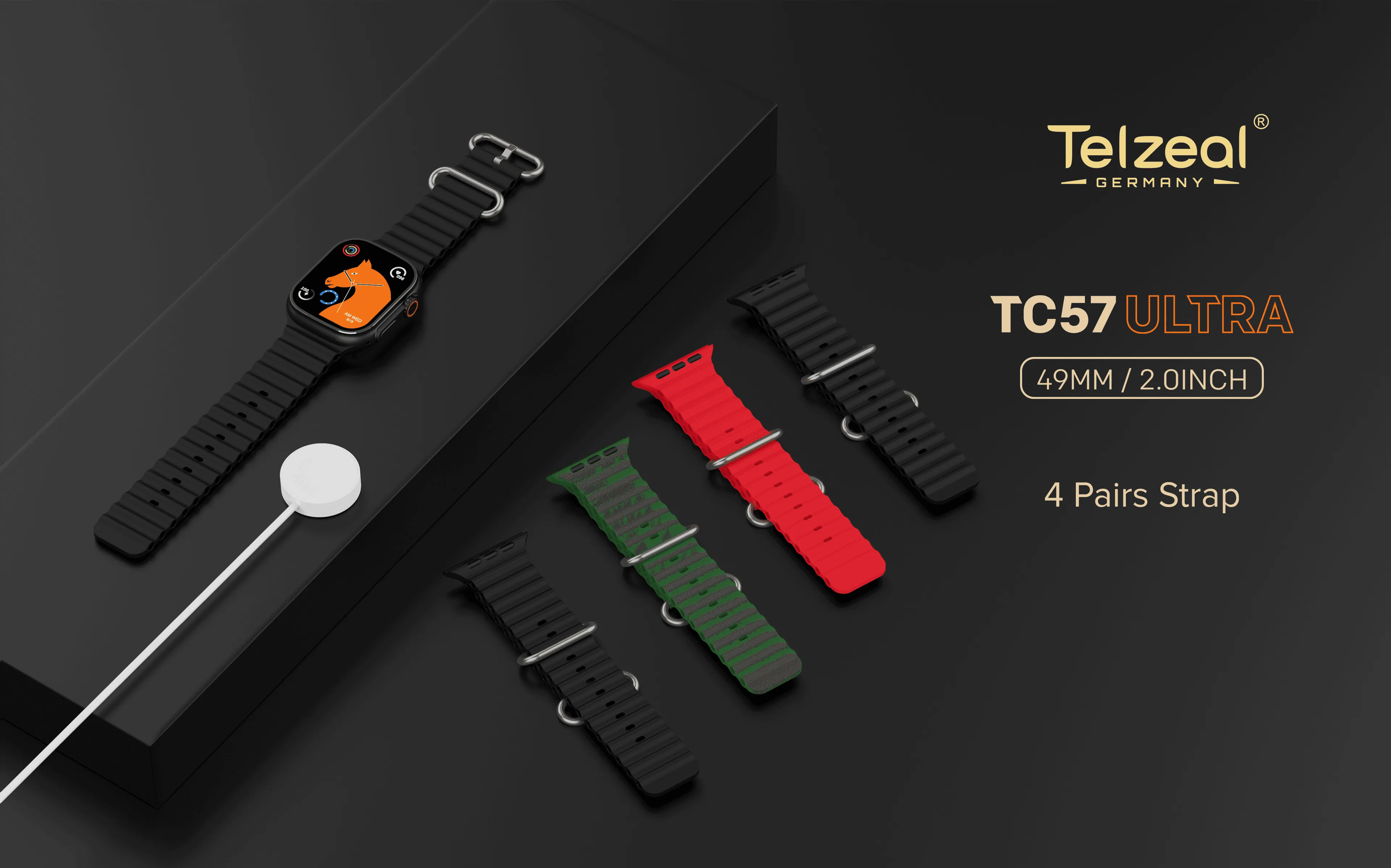 Telzeal - Germany Smart Watch - TC57 Ultra