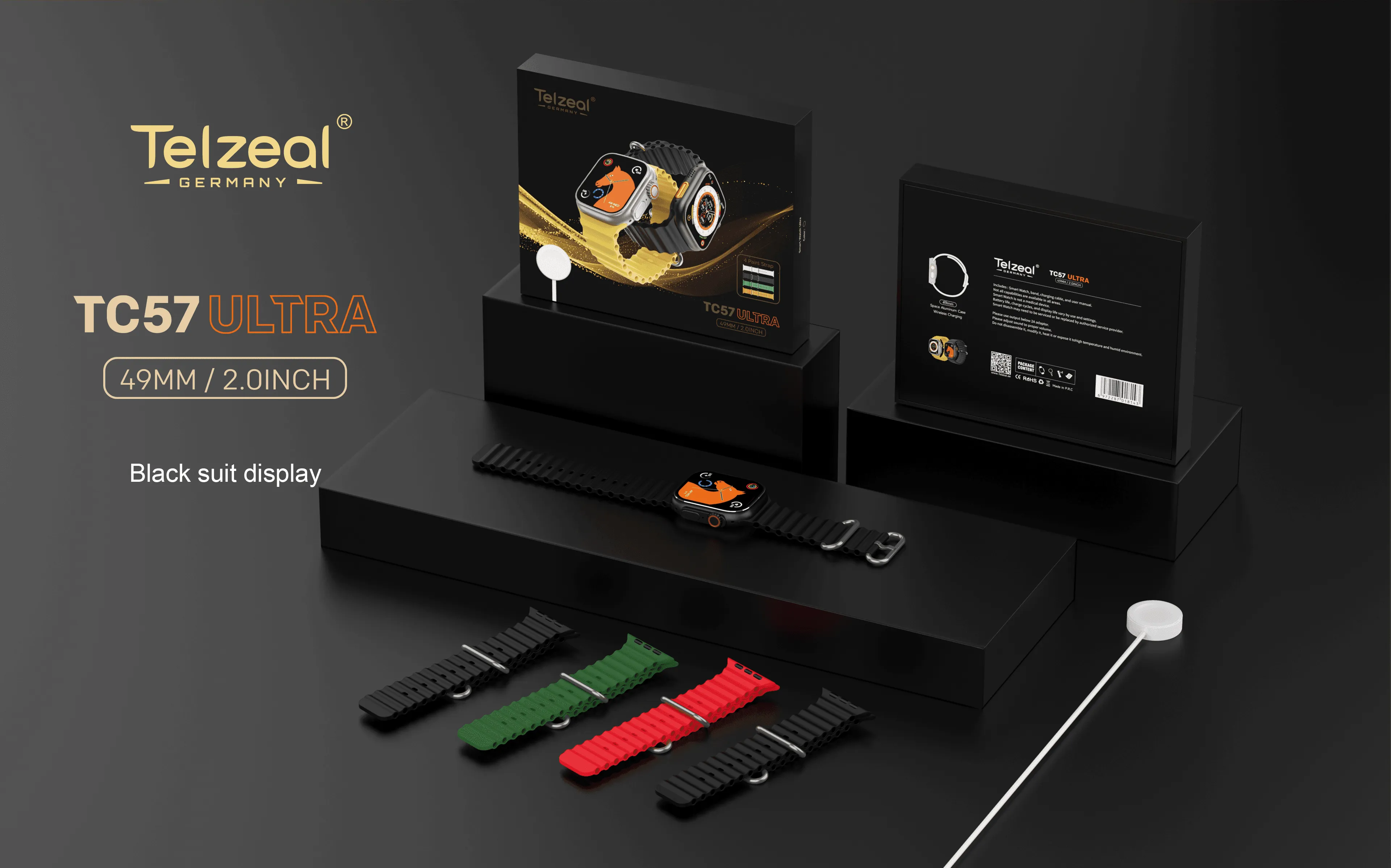 Telzeal - Germany Smart Watch - TC57 Ultra