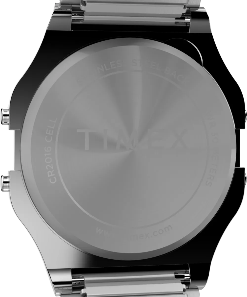 Timex 80 34mm Stainless Steel Expansion Band Watch