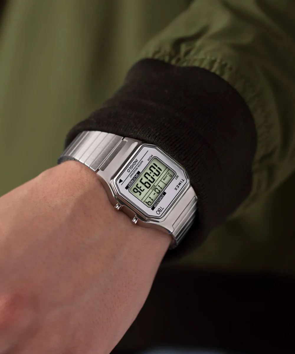 Timex 80 34mm Stainless Steel Expansion Band Watch