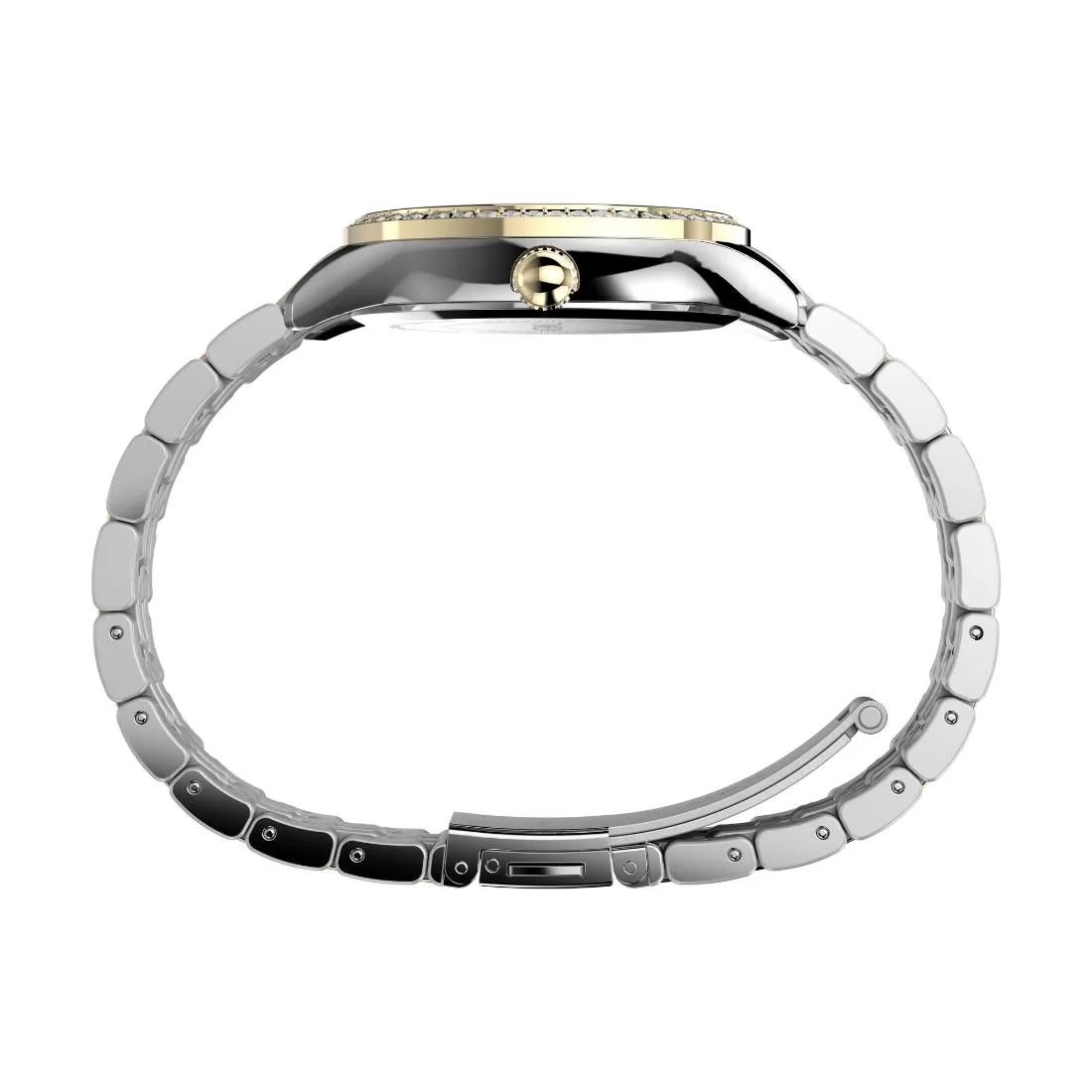 Timex Women 36 mm Size Silver-Tone Dial Analog Watch -TW2W17700