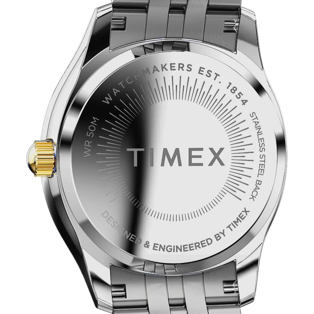 Timex Women 36 mm Size Silver-Tone Dial Analog Watch -TW2W17700