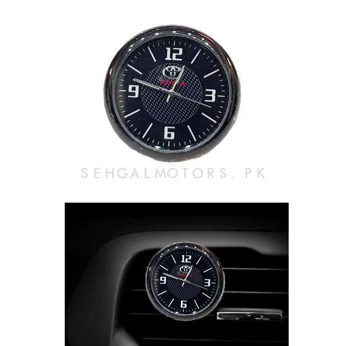Toyota Car Dashboard Or AC Grill Clock