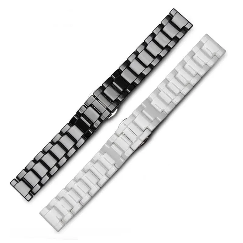 Universal Ceramic Watch Straps Compatible with most Pin Style Watches