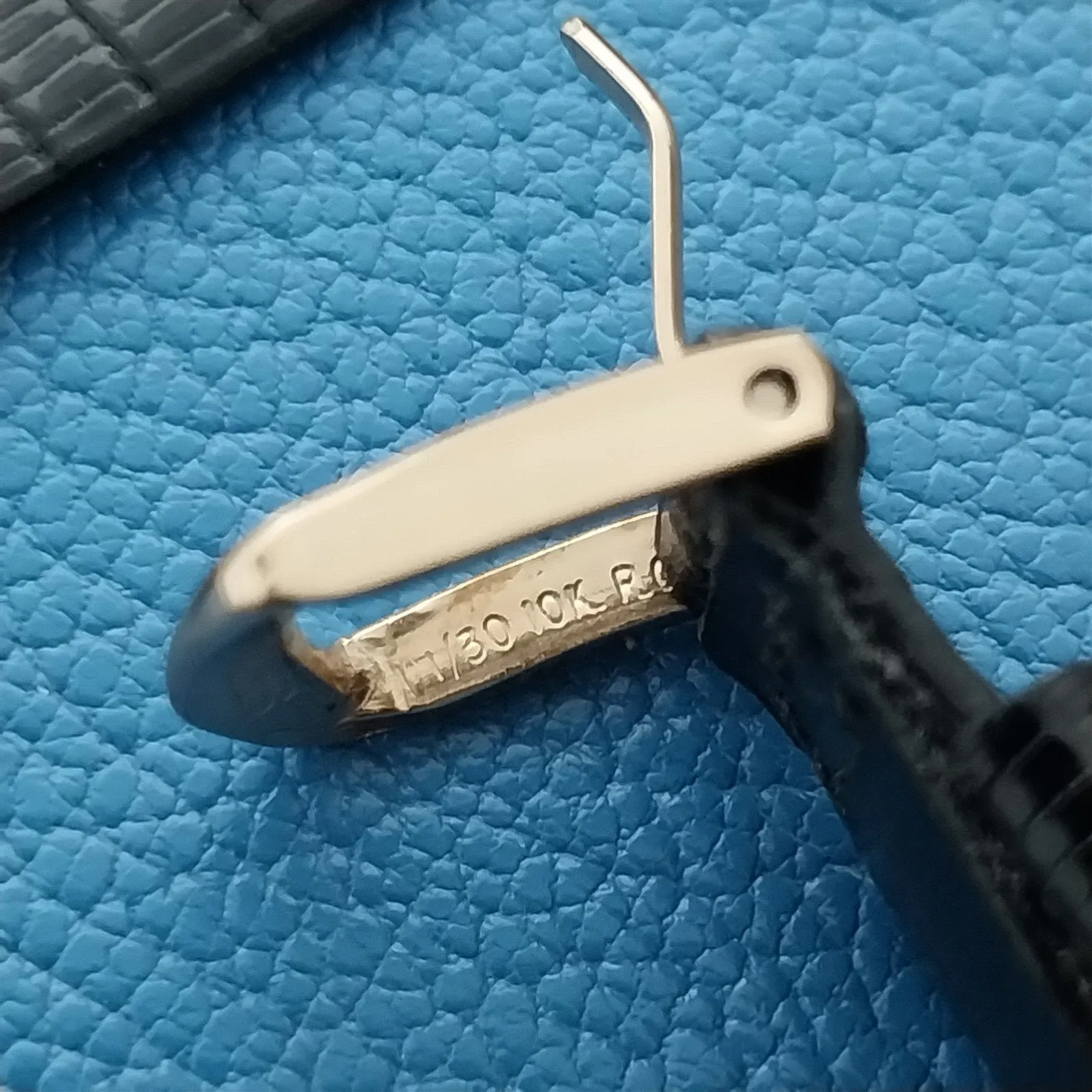 Vintage 11mm Seiko Lizard Classic Long Unused Watch Band & Gold RGP Logo Buckle