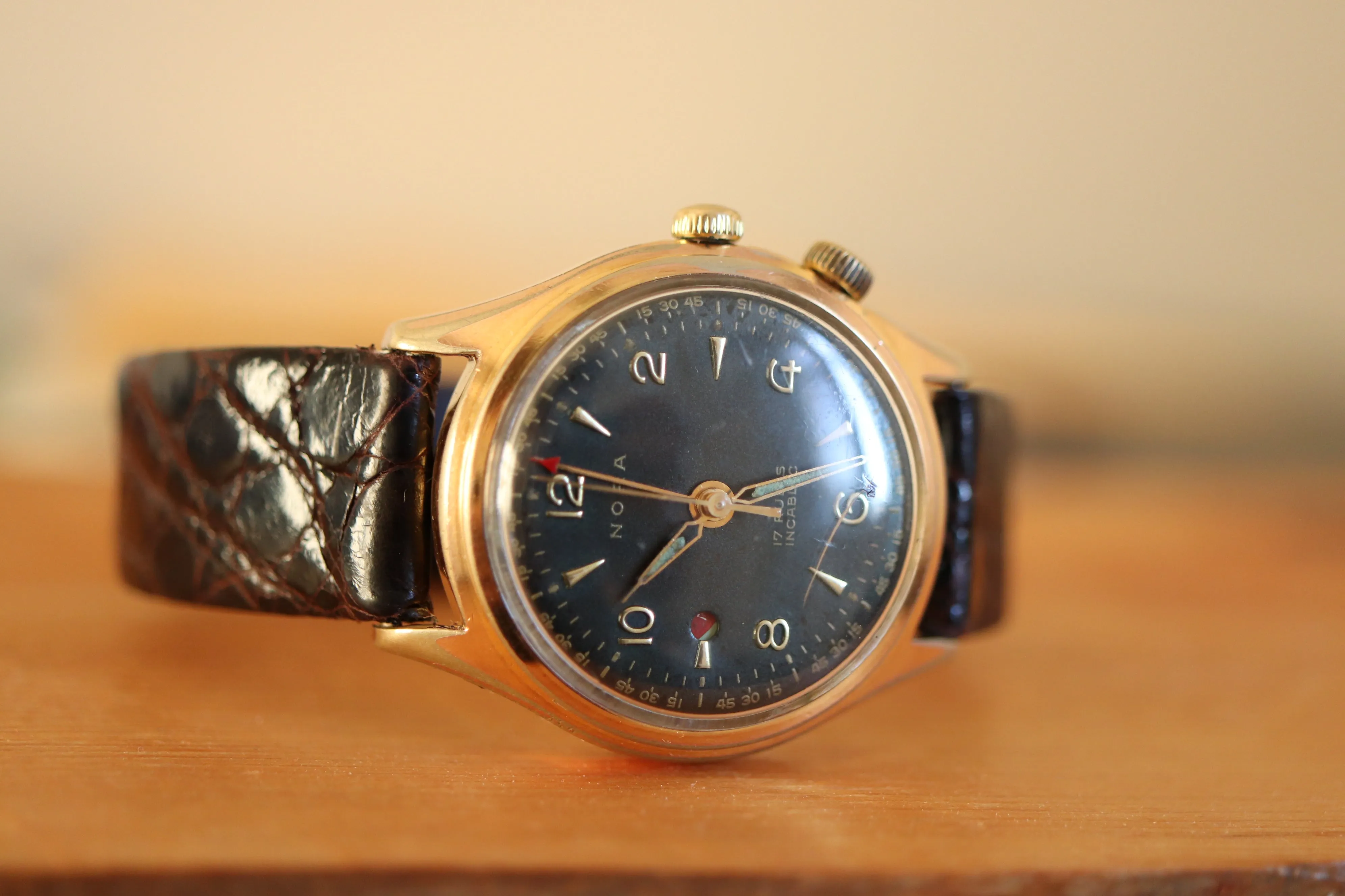Vintage Alarm watch - Nora - Manual - Works