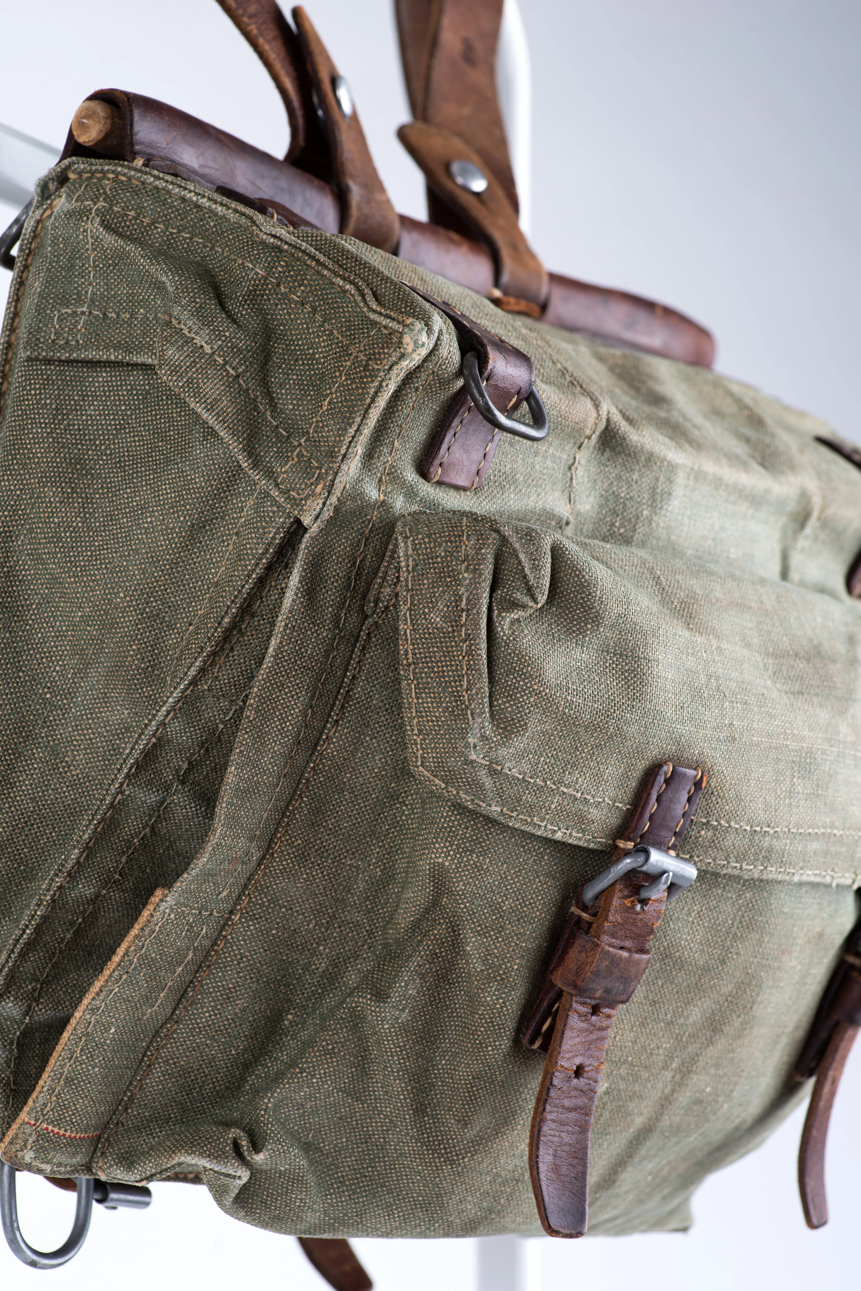 Vintage Canvas Swiss Military Rucksack 1946