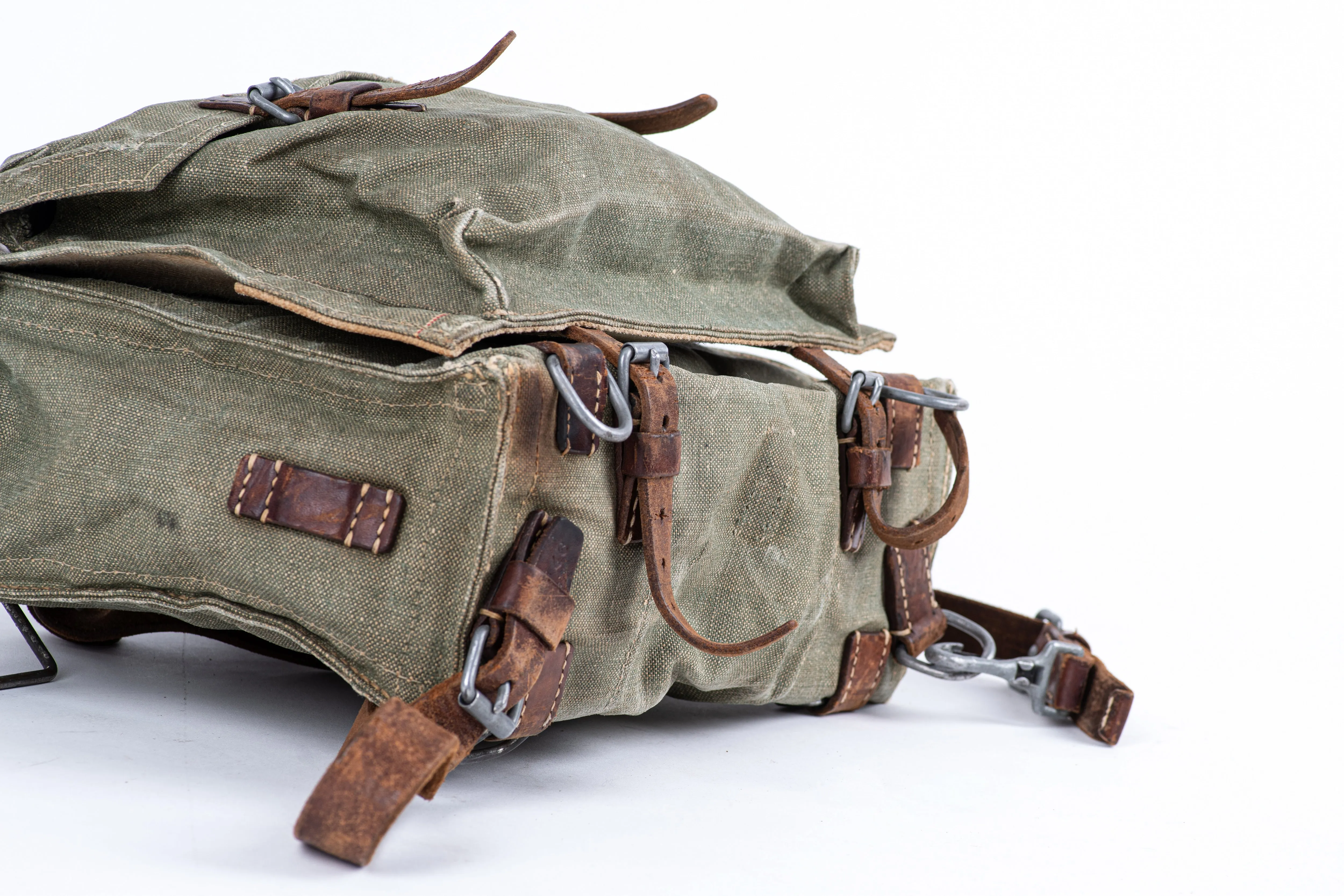 Vintage Canvas Swiss Military Rucksack 1946