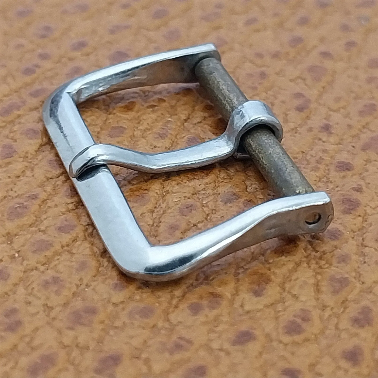 Vintage Elgin 5/8" Silver-Tone Unused nos 1940s-1950s Classic Watch Band Buckle