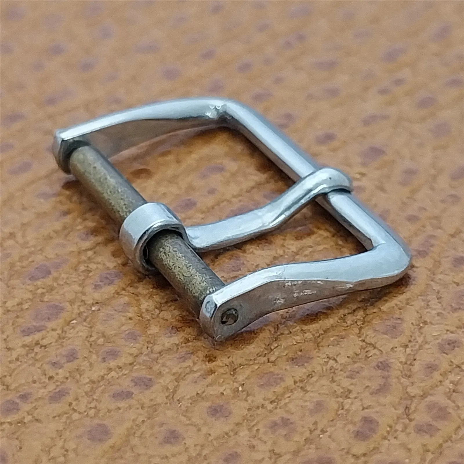 Vintage Elgin 5/8" Silver-Tone Unused nos 1940s-1950s Classic Watch Band Buckle