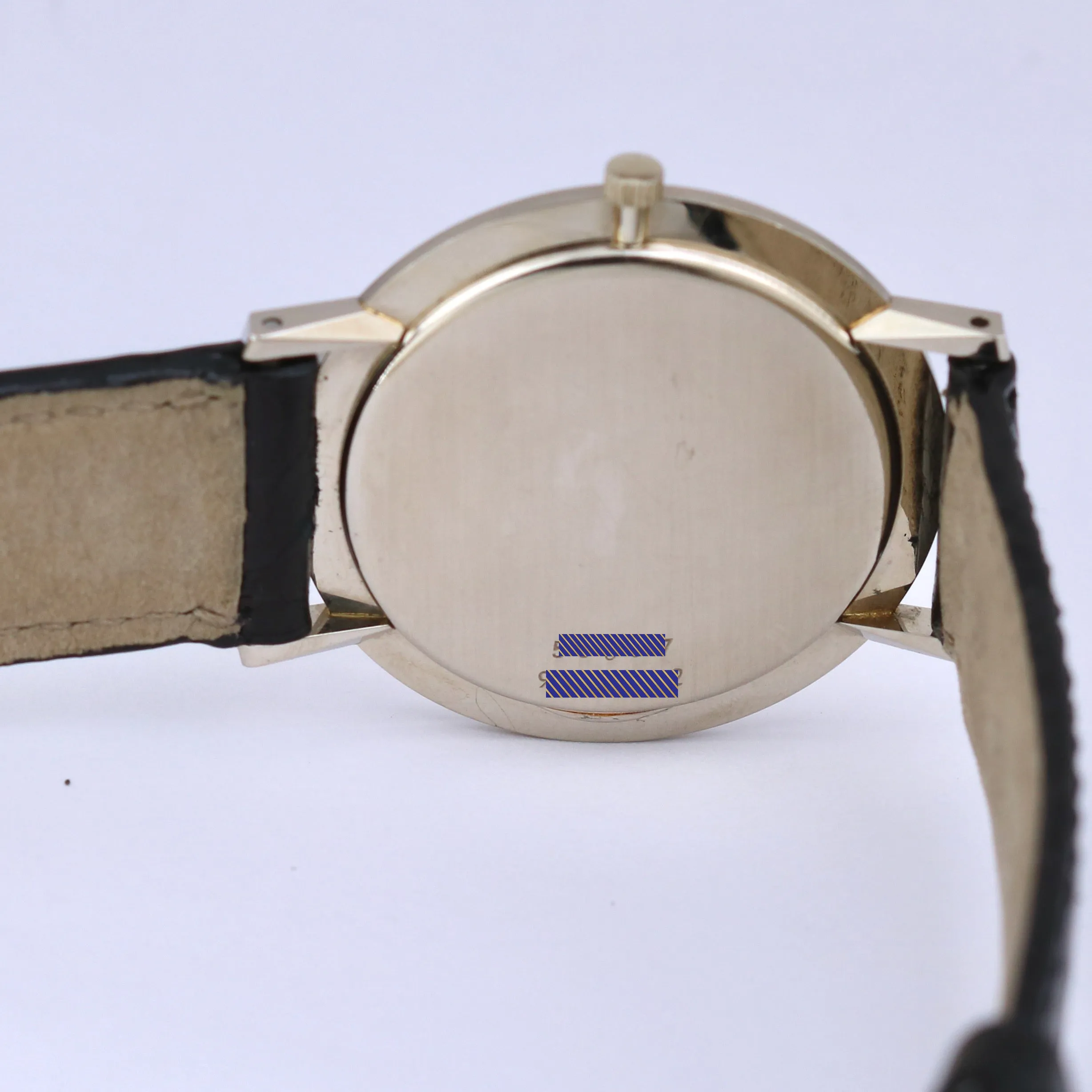 VINTAGE Vacheron Constantin Patrimony 50607 White Gold Leather 33mm Manual Watch