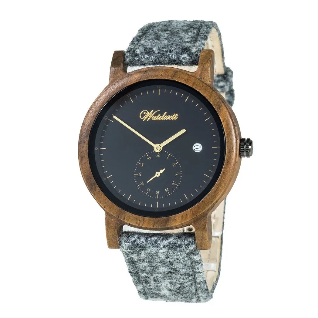 Waidzeit Maximilian Men Black with loden strap