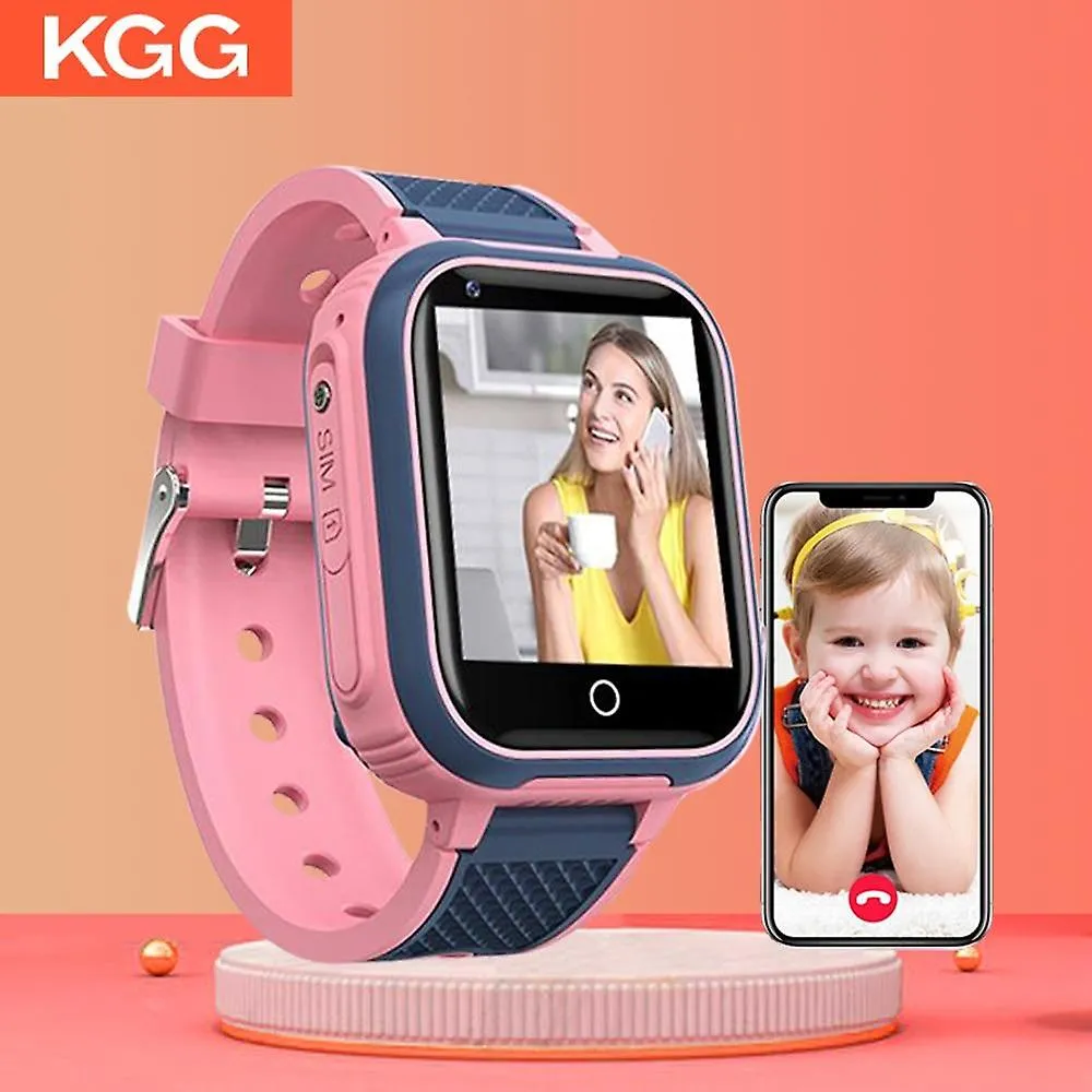 Watches video call smart watch gps wifi tracker smart phone watch waterproof kids smart watches pink