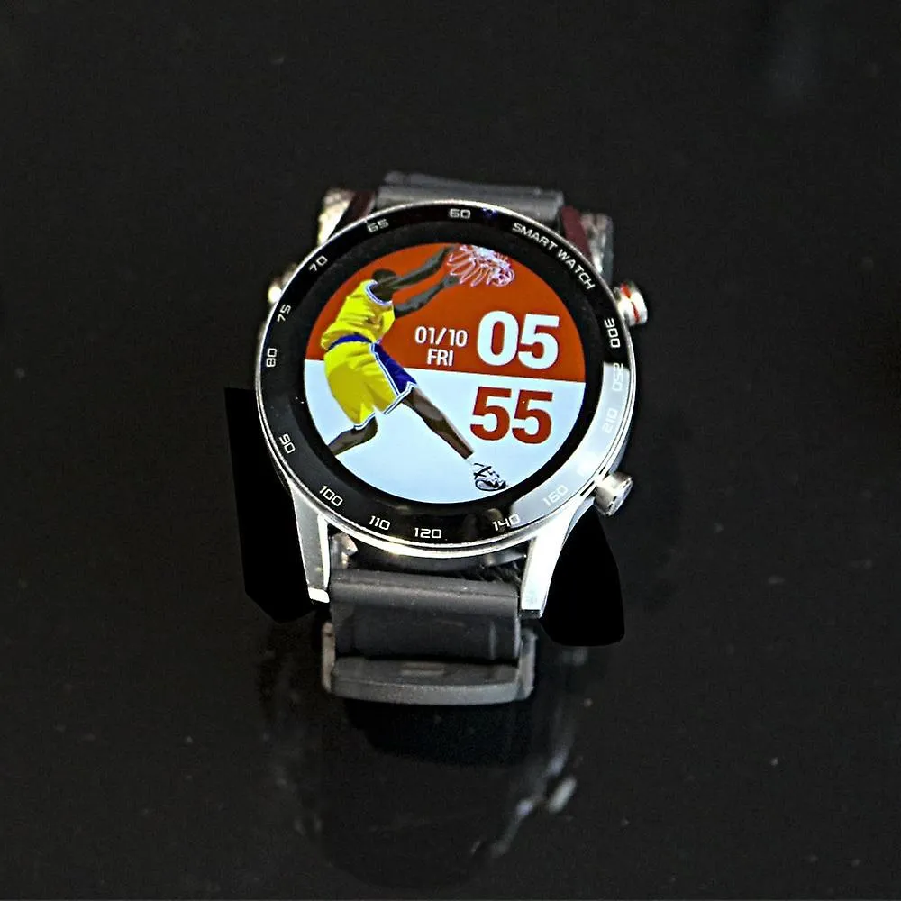 Watches waterproof bluetooth call 360*360 ecg heat rate 1.3Inch tft sleep smart watches black steel