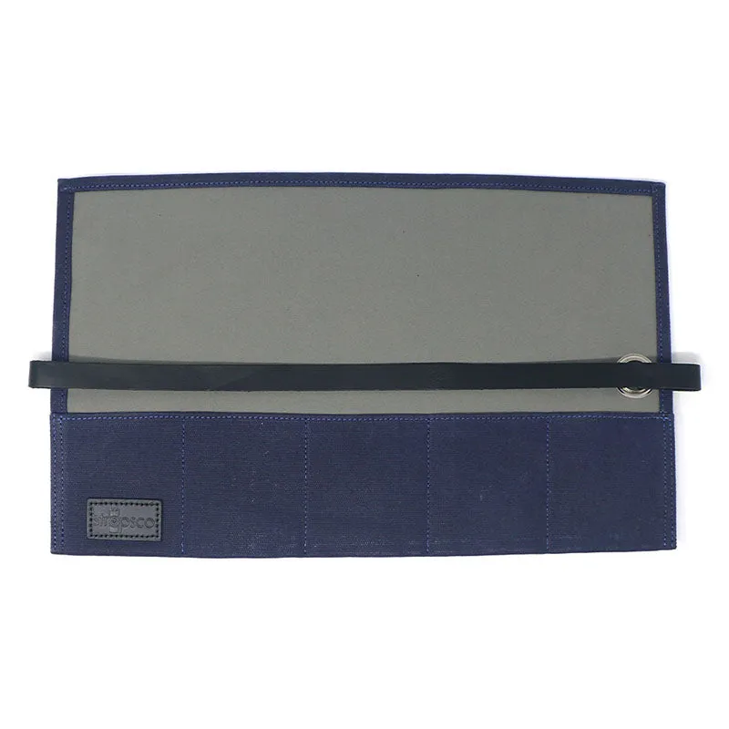 Waxed Canvas Watch Roll for 5 Watches
