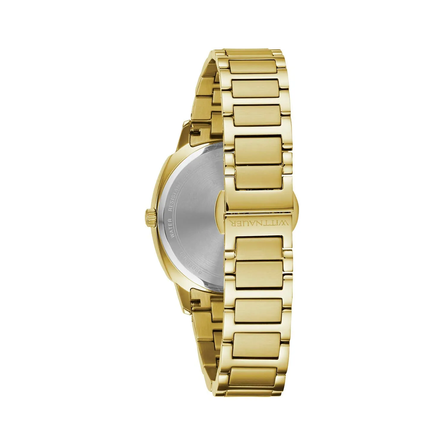 Wittnauer with 34MM Champagne Diamond Dial Stainless Steel Watch Band. WN4113