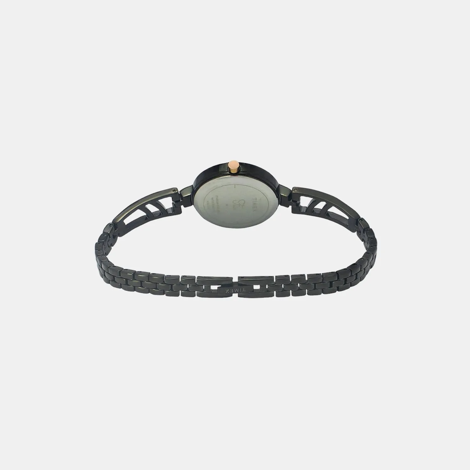 Women Black Analog Stainless Steel Watch TWEL15205