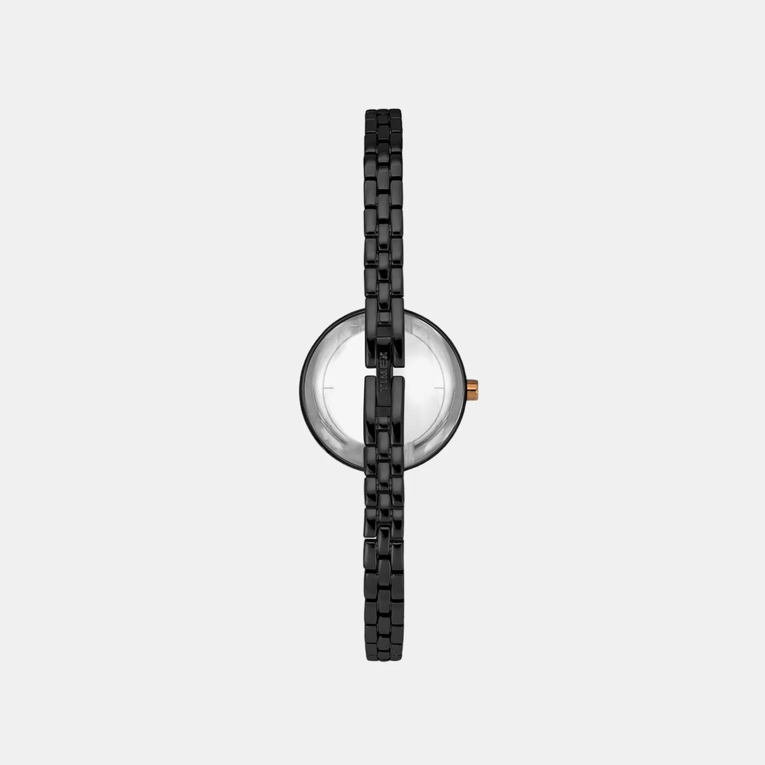 Women Black Analog Stainless Steel Watch TWEL15205
