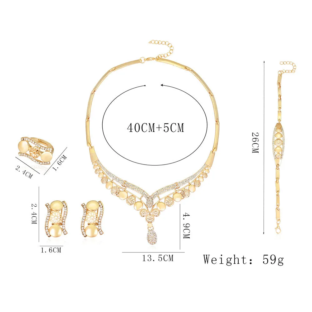 Women's Bridal Jewelry Four Jewelry Sets
