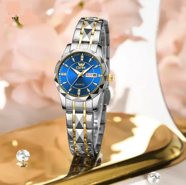 Womens Elegant Luxury Waterproof Luminous Calendar Analog Watch