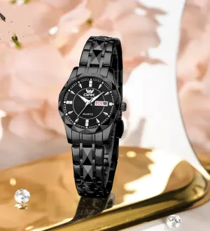 Womens Elegant Luxury Waterproof Luminous Calendar Analog Watch
