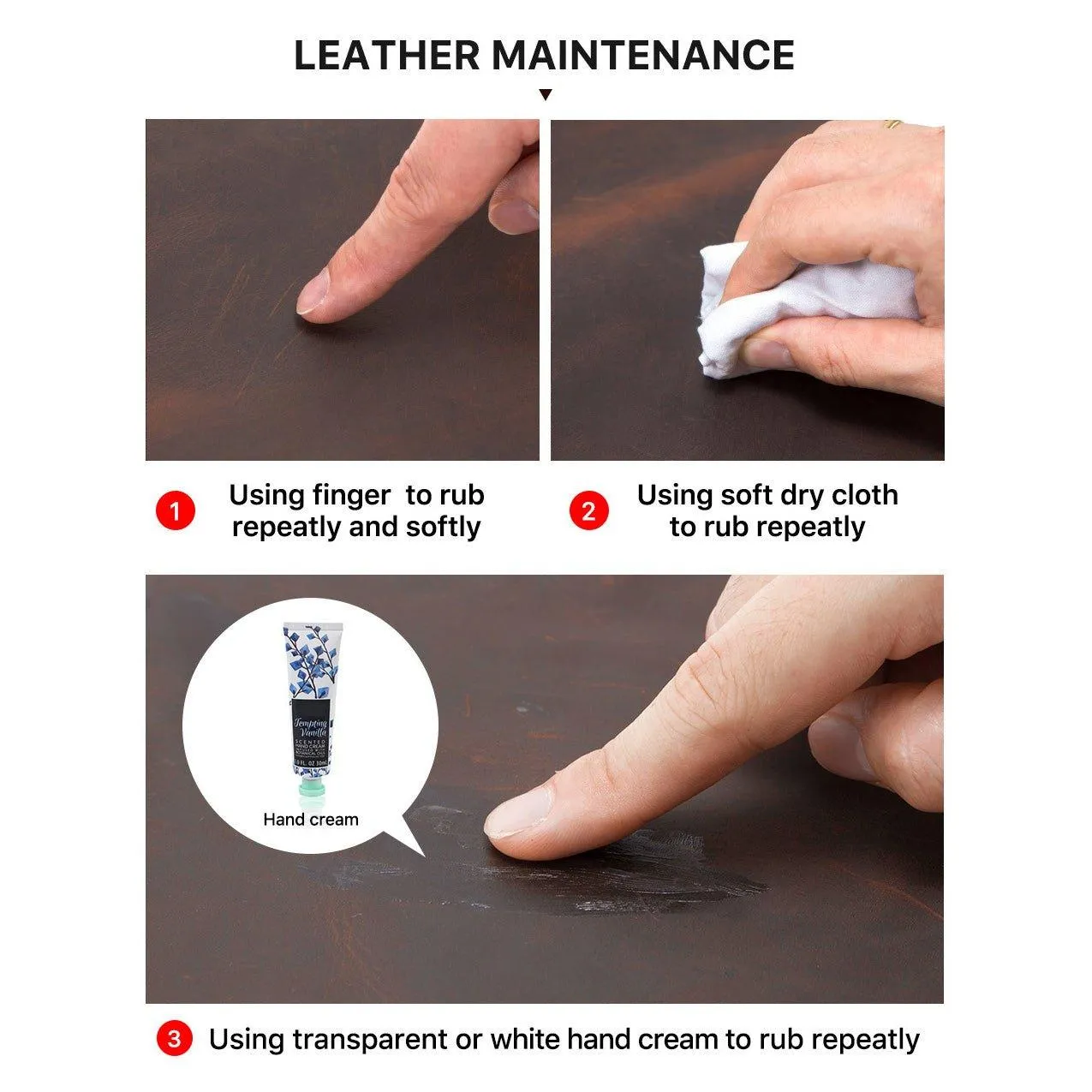 Woosir Leather Watch Roll Case for 4 Watches