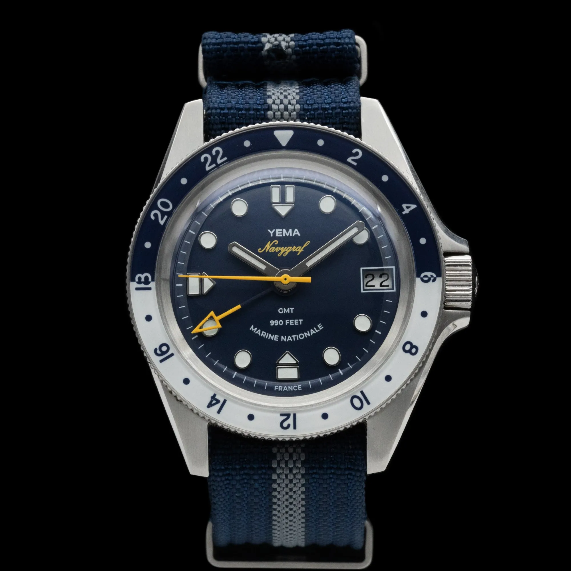 Yema - Navygraf Marine Nationale GMT YNAV23MN-AMS